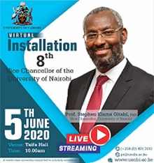 Virtual Installation of the 8th Vice Chancellor